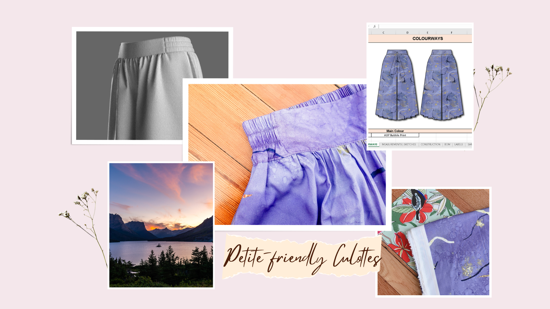 How We Crafted the Sustainable, Petite-Friendly Maxi Culottes: A Design Story