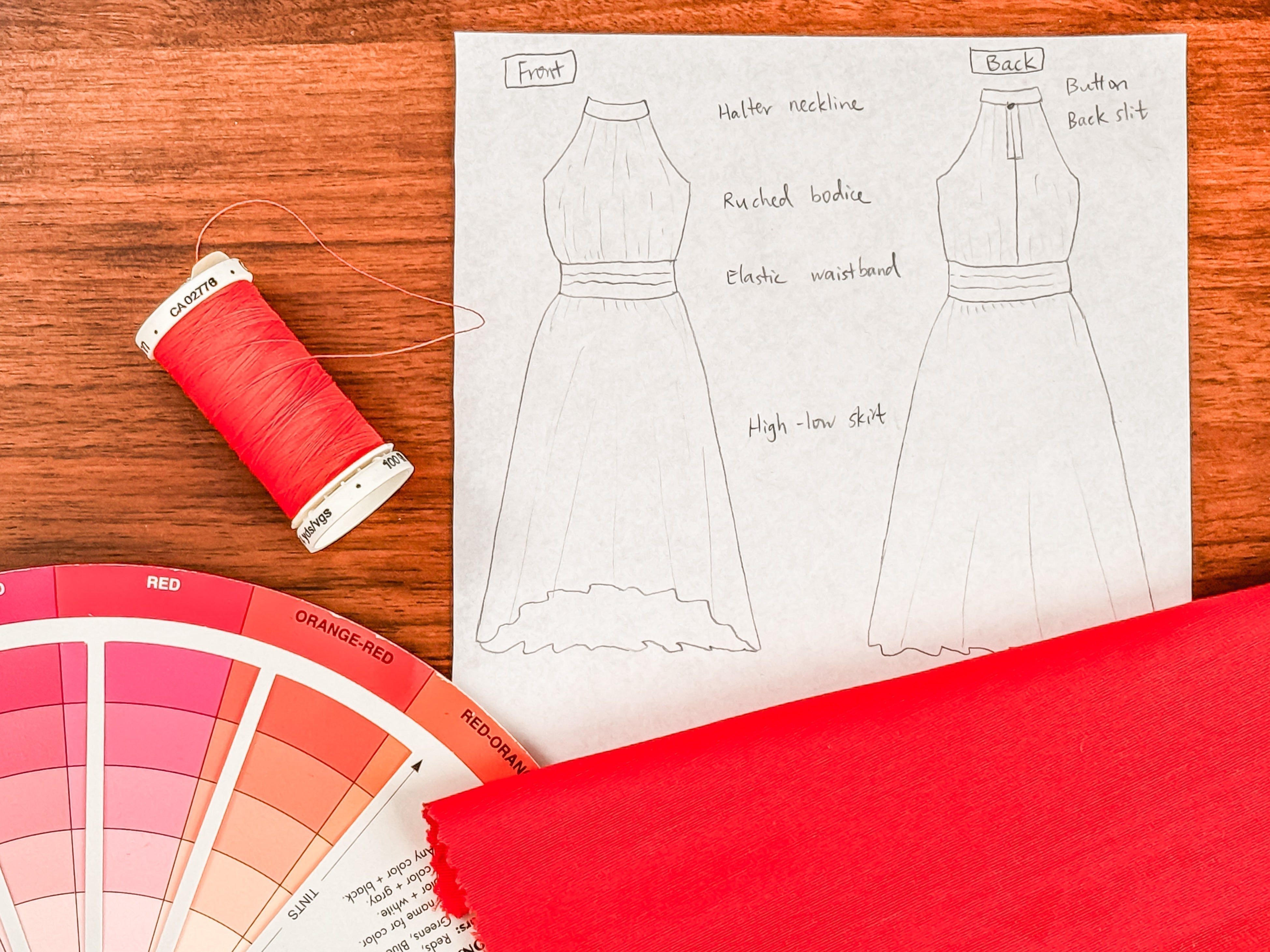 The Making of the Petite Dress | Part 2: From Sketch to Sample