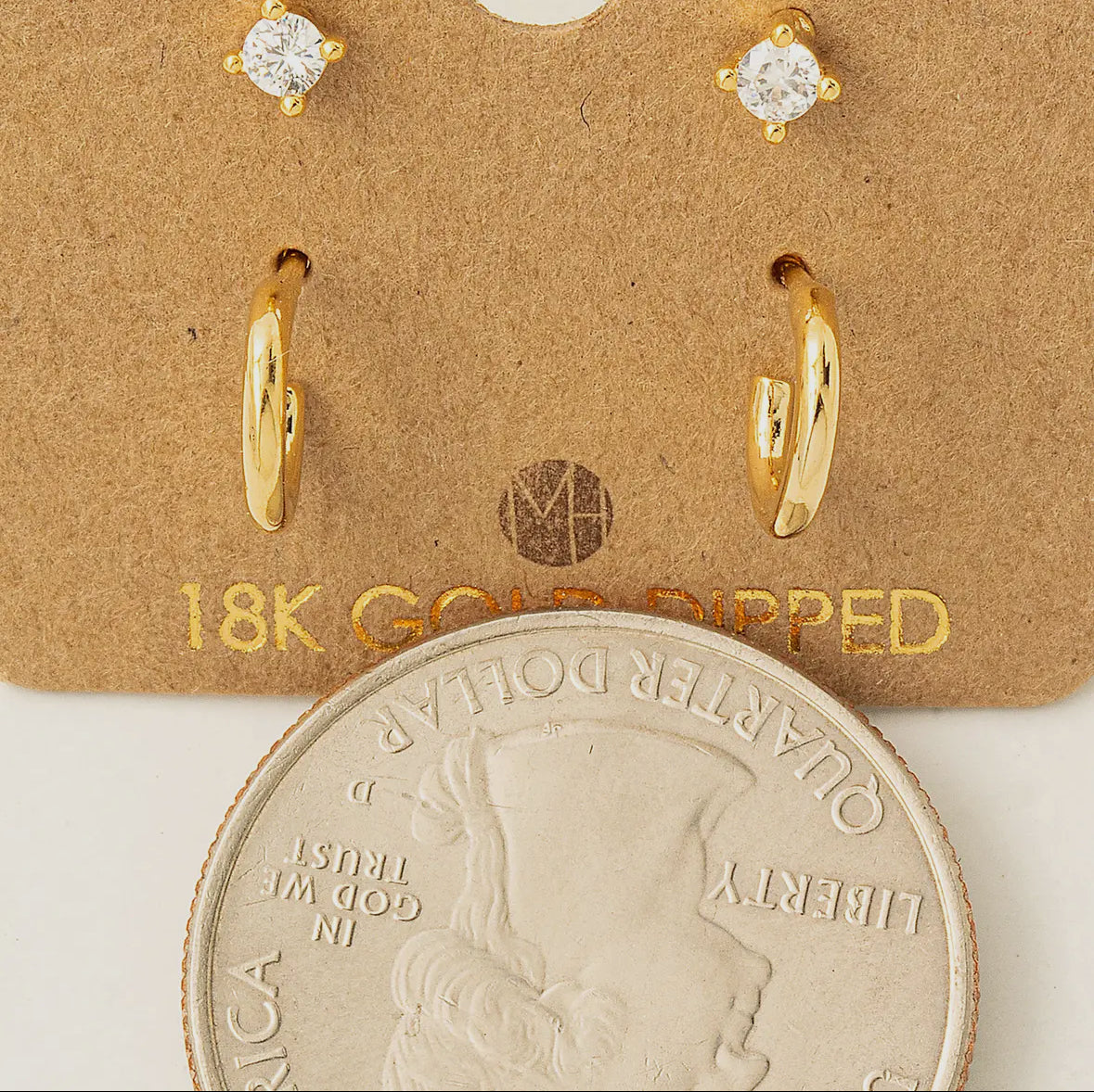 Mini Four-Piece Post Stud Earrings