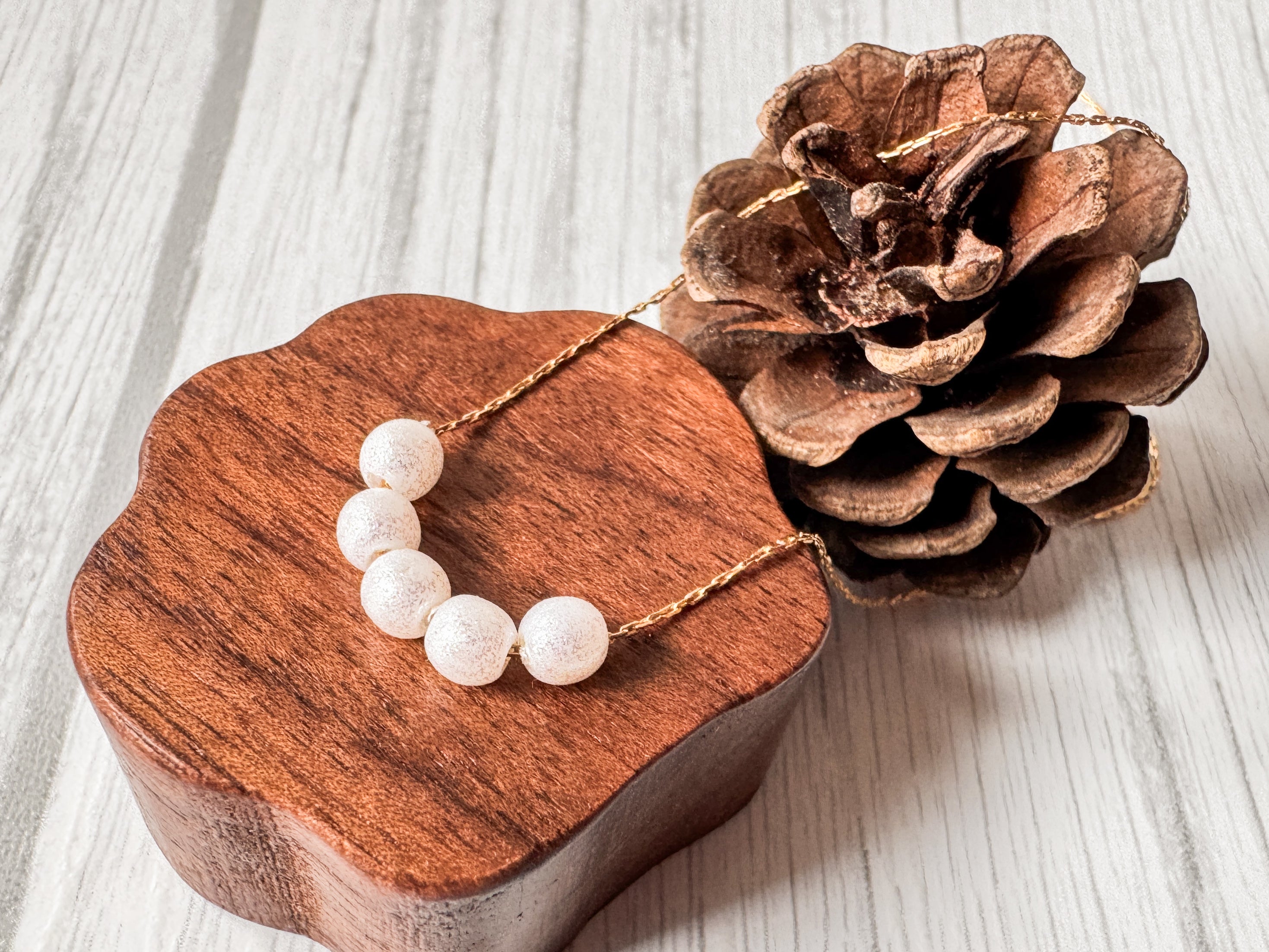 5 Pearl Beaded Necklace