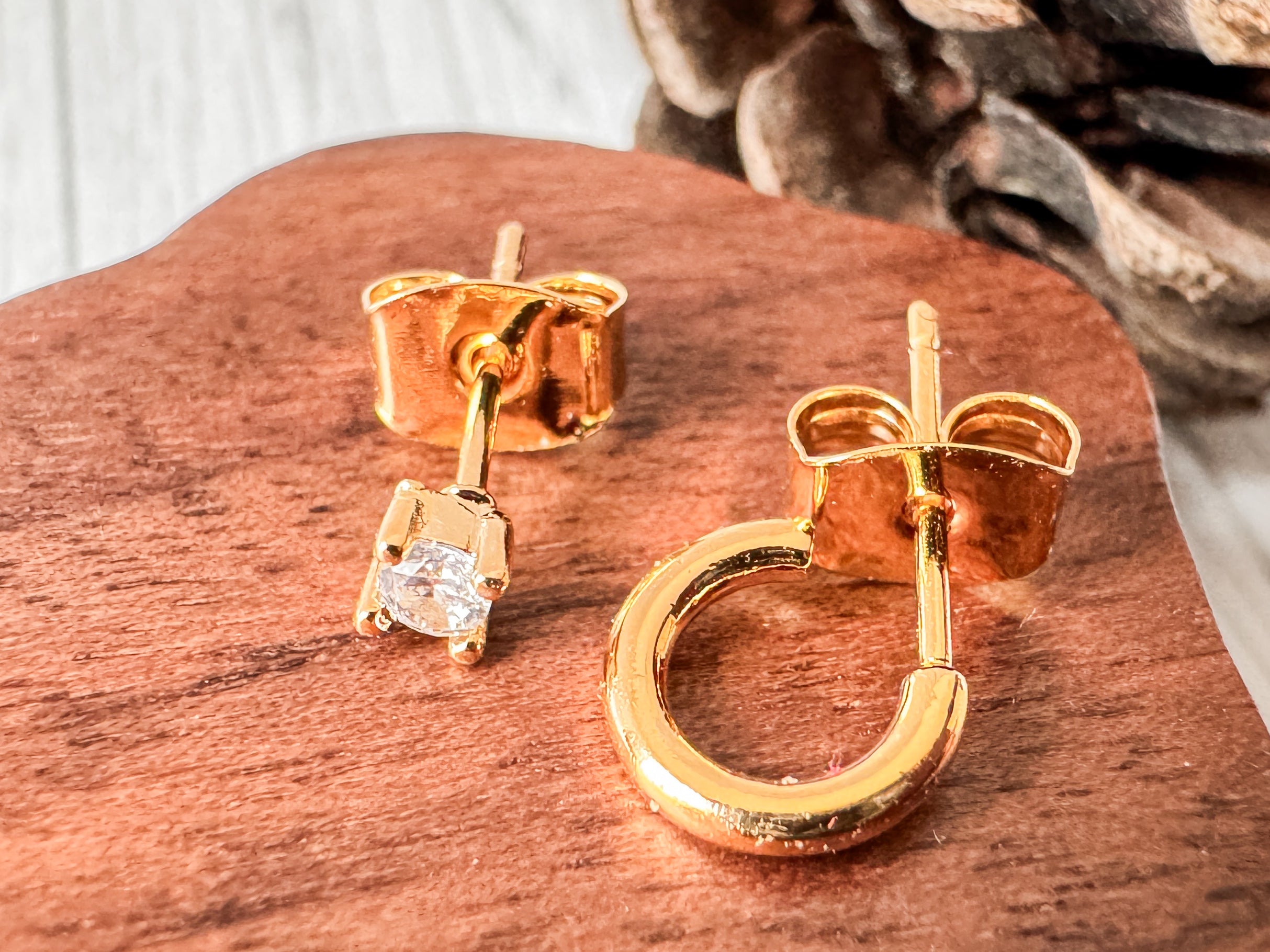 Mini Four-Piece Post Stud Earrings