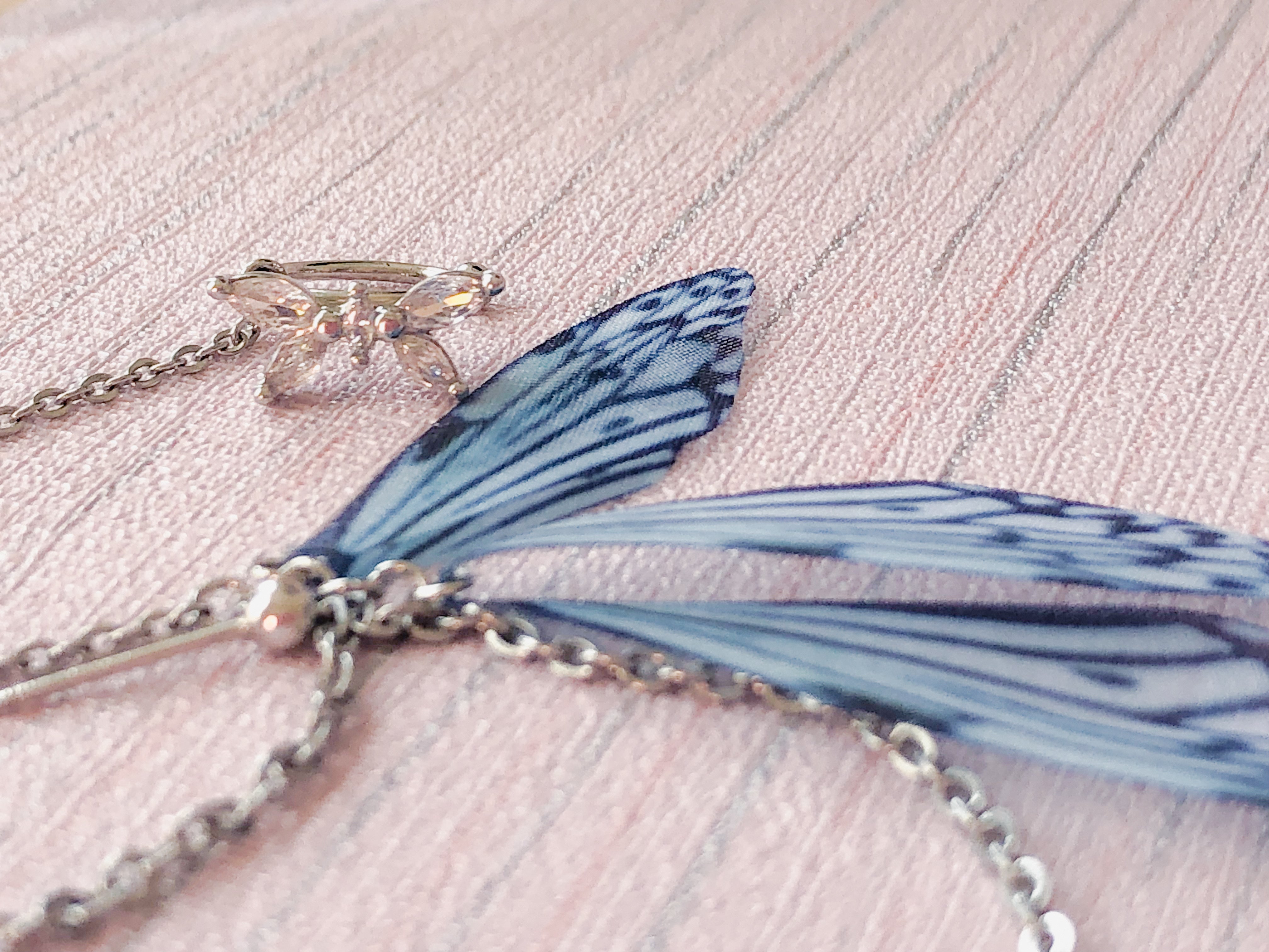 Chiffon-Winged Butterfly Earrings