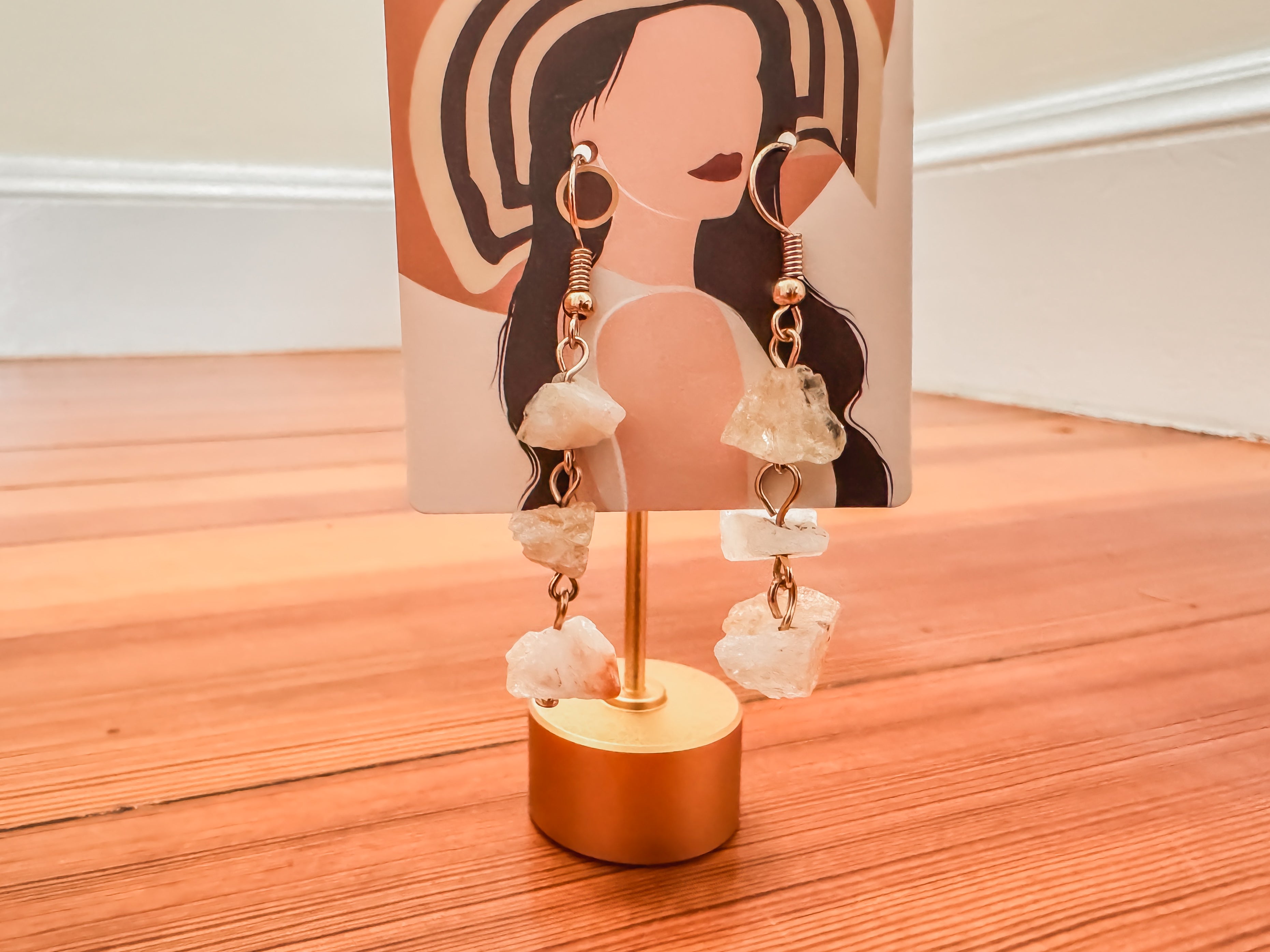 Sunny Citrine Drop Earrings
